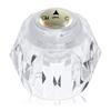 Geometric Shape Bathtub Faucet Knob Replacement Clear Acrylic Handle Hot Cold Water Control for RP2391 Compatibles