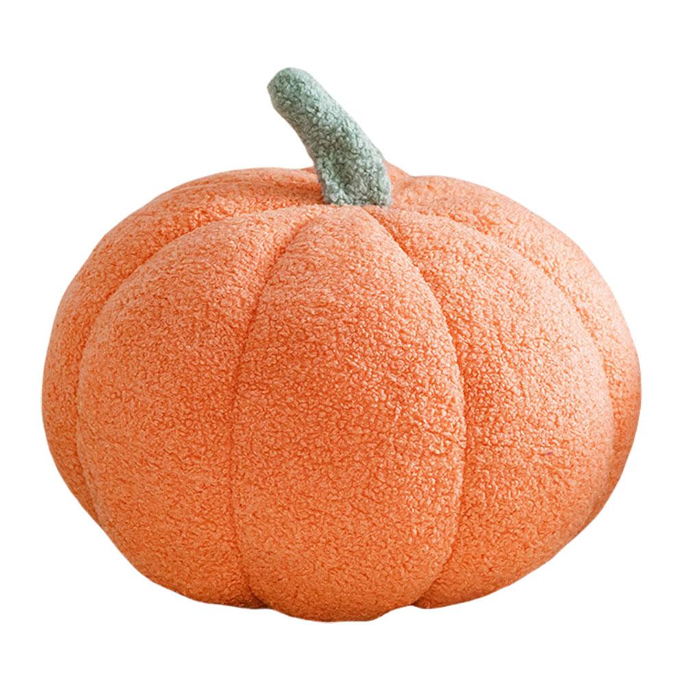 Halloween Simulated Pumpkin Pillow Soft Stuffed Plush Sofa Couch Orange Pumpkin Cushion for Christmas Bedroom Nordic Ins Decor