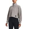 Under Armour Ottoman Sweatshirts Women's Gray Stand Collar Thickened Regular Unisex 1379772-294