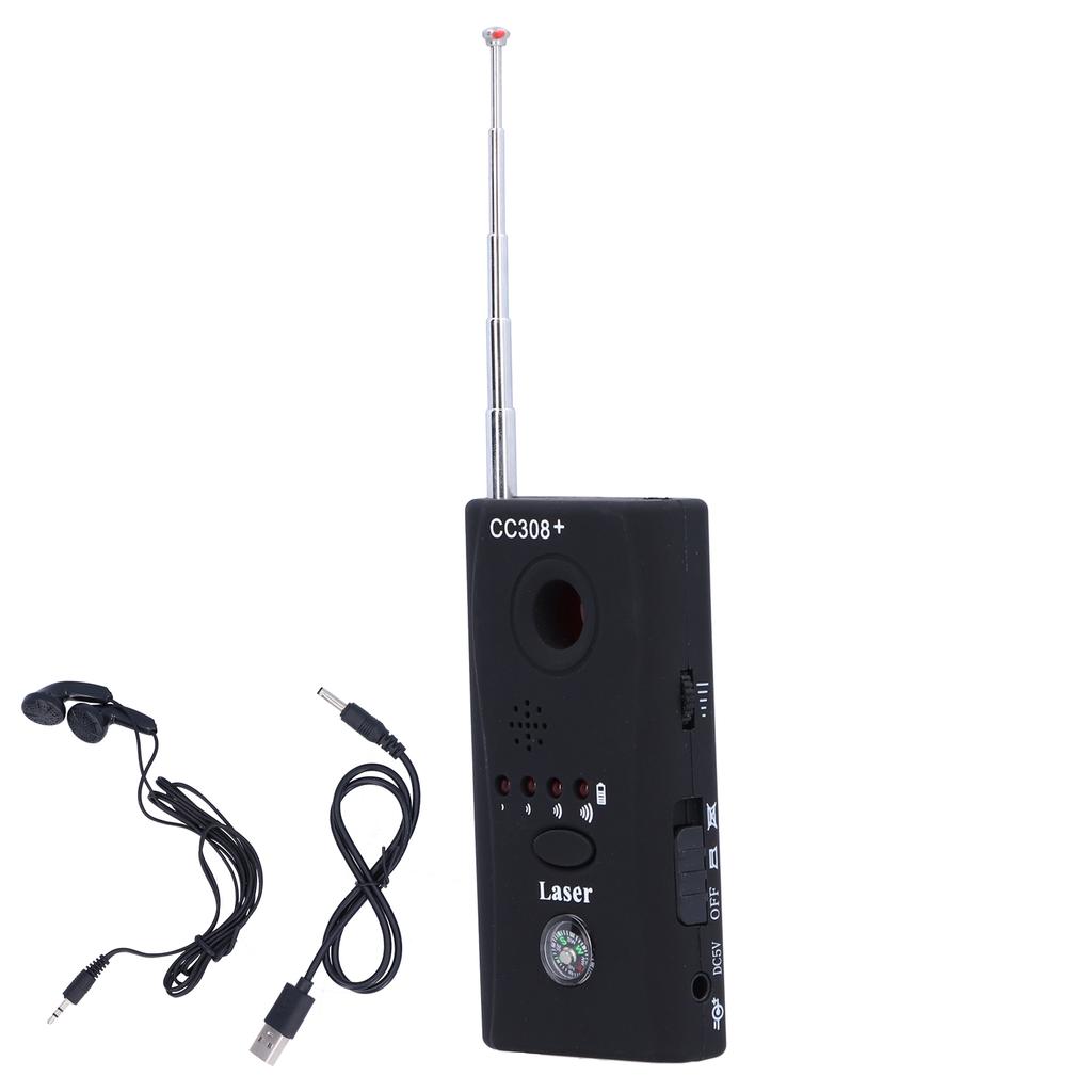 Wireless Camera Wired Detector Bug Eavesdropping Scanner Finder for Hotels Restrooms Dressing Room