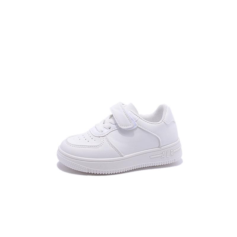 

2025 однотонные маленькие белые сетчатые дышащие туфли для новорожденных девочек на мягкой подошве из мягкой кожи, спортивная и повседневная обувь для мальчиков, нескользящая 26-31 yards, 6 pairs in one hand