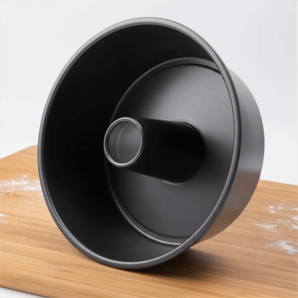 Hollow Fluted Tube Cake Pan Non-Stick Carbon Steel Bread Baking Pan Heat Resistant Round Chiffon Cake Pan Baking Supplies