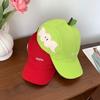 Peaked Embroidered Letter Hat Cotton Creative Fruits Cap Casual Fruits Baseball Cap  Girl