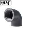 5Pcs/Lot 1/2 3/4 1Inch PVC Female Thread Elbow Connector PVC Pipe Connectors Fish Tank Adapter Garden Irrigation Fittings