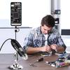 1600X Magnification Digital Microscope Camera 8 LED Lights Adjustable Stand USB Digital Microscope Type-C Interface 3in1