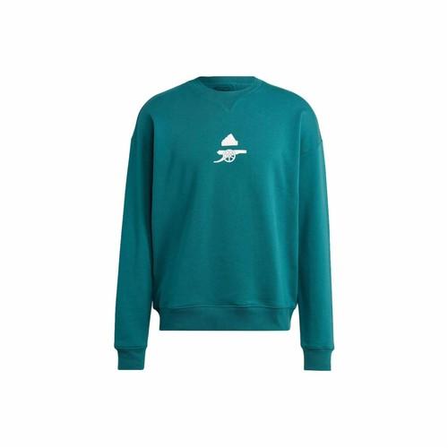 adidas Arsenal Football Casual Sports Sweatshirt for Men, Green L зелёный