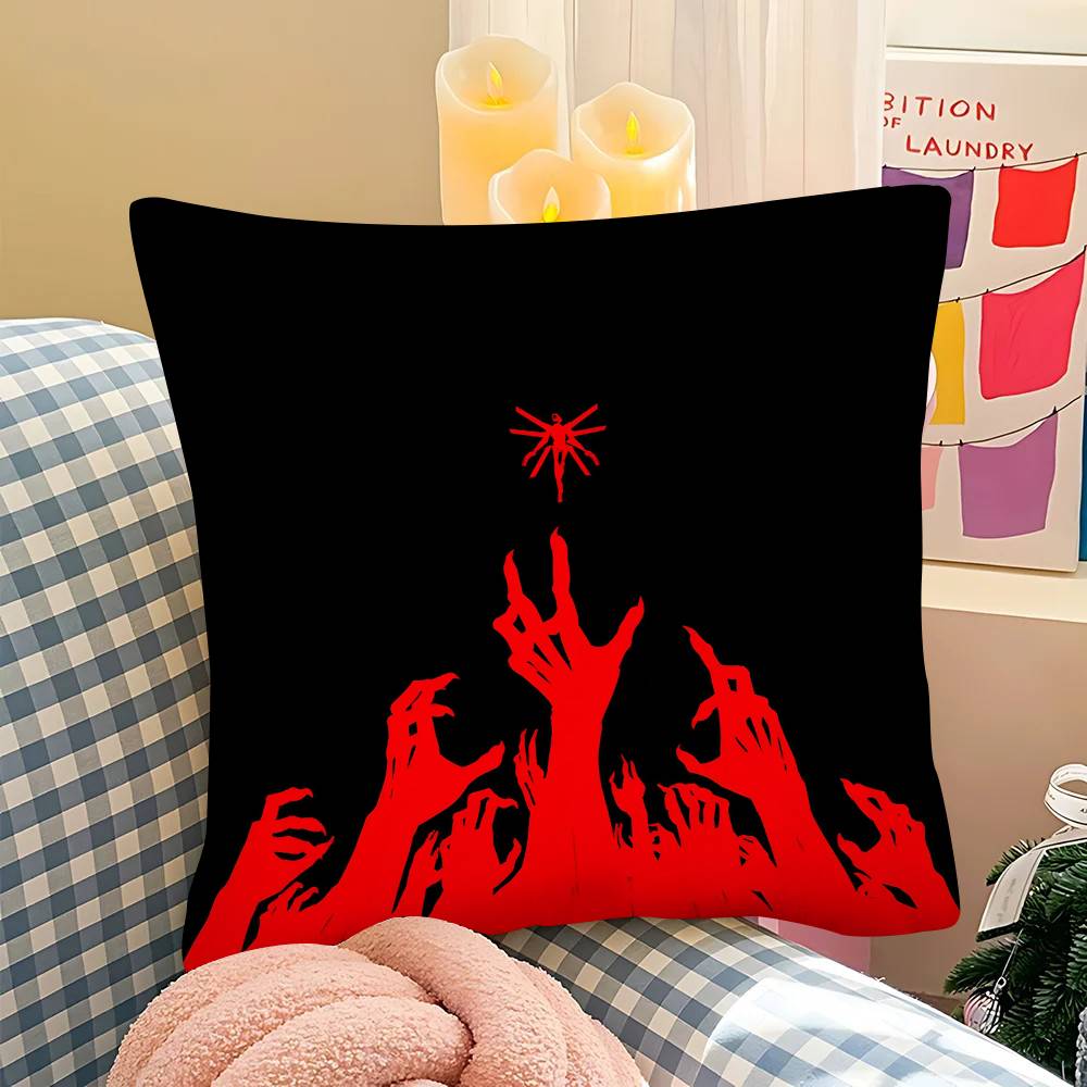 Video Game U-ULTRAKILL Pillow Case Fashion Square Pillowcase Bedroom Sofa Room Ins Decoration Leisure Cushion Cover