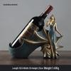 Modern Wine Cabinet Decor: Creative Red Wine Rack Handicrafts for Living Room and Entryway Display