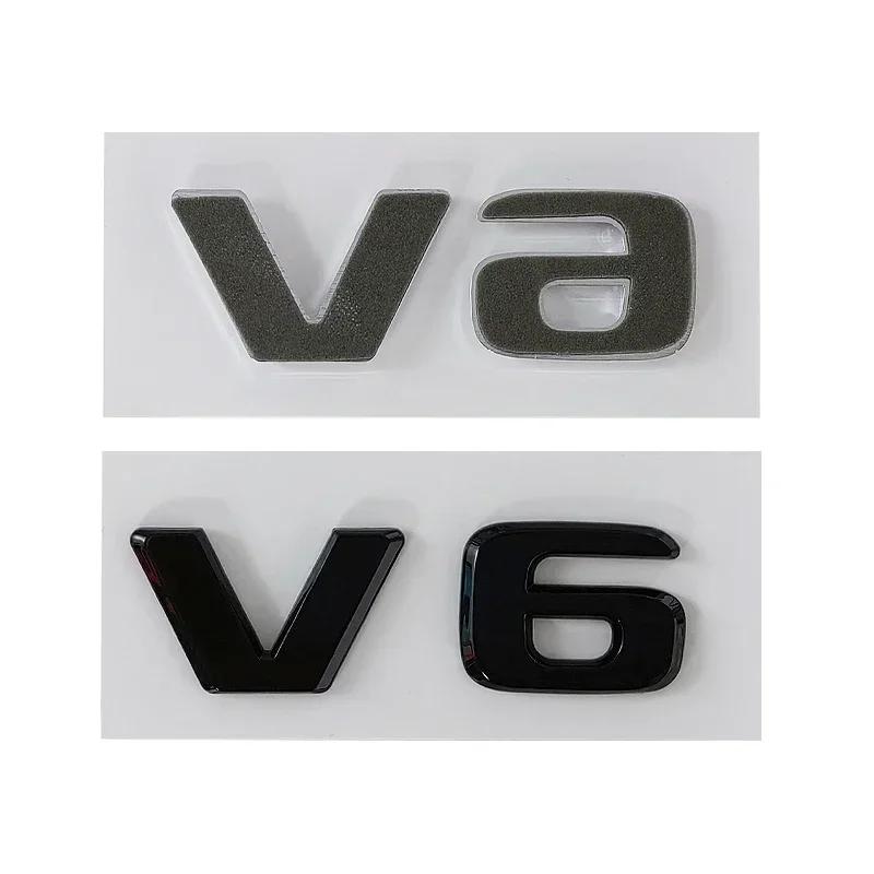 3D ABS Chrome Black Car Trunk Letters For Mercedes Benz Logo Emblem Sticker W204 C280 ML SLK 320 Viano Vito V6 Auto Accessories