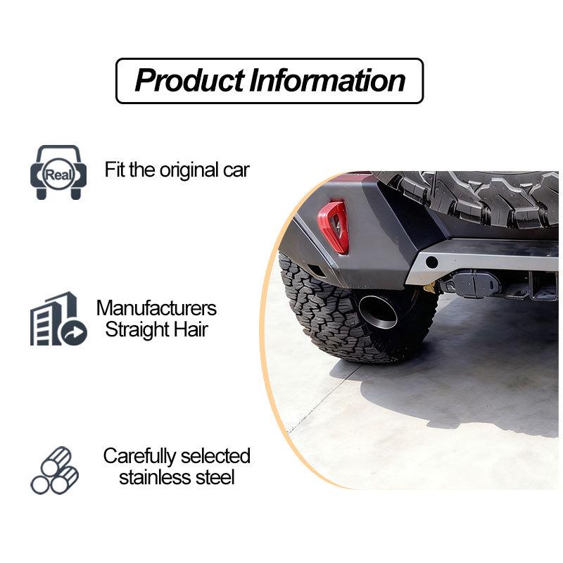 Stainless Steel Exhaust Pipe for 2020-2025 Mazda Axela Modification