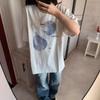 American Retro High Street Pure Cotton Loose-Fit Women’s Half-Sleeve T-Shirt, Summer 2025 New Design.