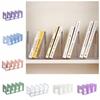 Acrylic Material Divider Bookshelf Transparent Purse/Handbag Organizer Desk File Sorter  Stationery
