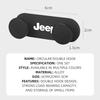 Car Logo Metal Hooks Double Hooks Interior Accessories For Jeep Wrangler Grand Cherokee Compass Wagoneer Gladiator Avenger JK AJZ1