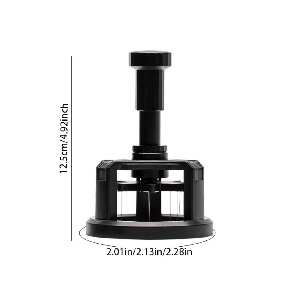 51/53/58mm Magnetic Dispersed Powder Needle Rotating Press Type Coffee Stirring Distribution Tools Adjustable Height Portable