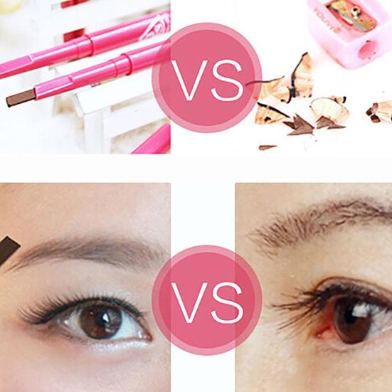 Eyeliner Pen Waterproof All Day Wear Smooth Rotating Eyebrow Pencil for Makeup