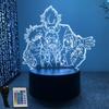3D Anime Lamp Jujutsu Kaisen Led Night Light RGB Table Lamps Satoru Gojo Action Figure Kids Bedroom Desk Home Decor Friend Gifts