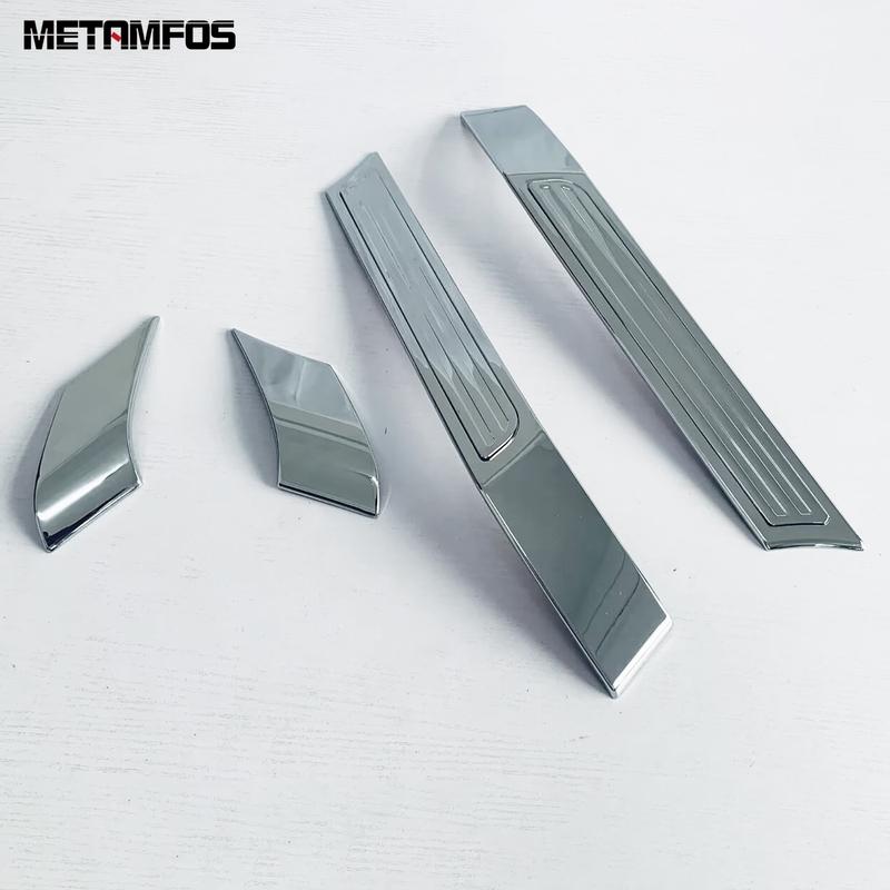 For Toyota Land Cruiser Prado J250 2024 2025 2026 Chrome Front Window A Pillar Rear Window C Pillar Cover Trim Car Accessories