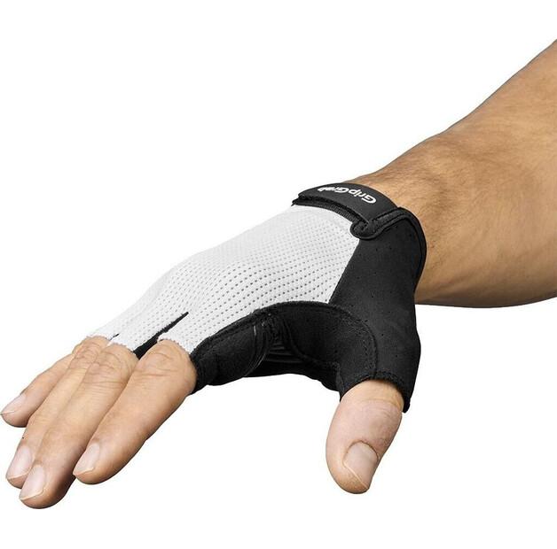 GripGrab Explr Padded Cycling Gloves (White)