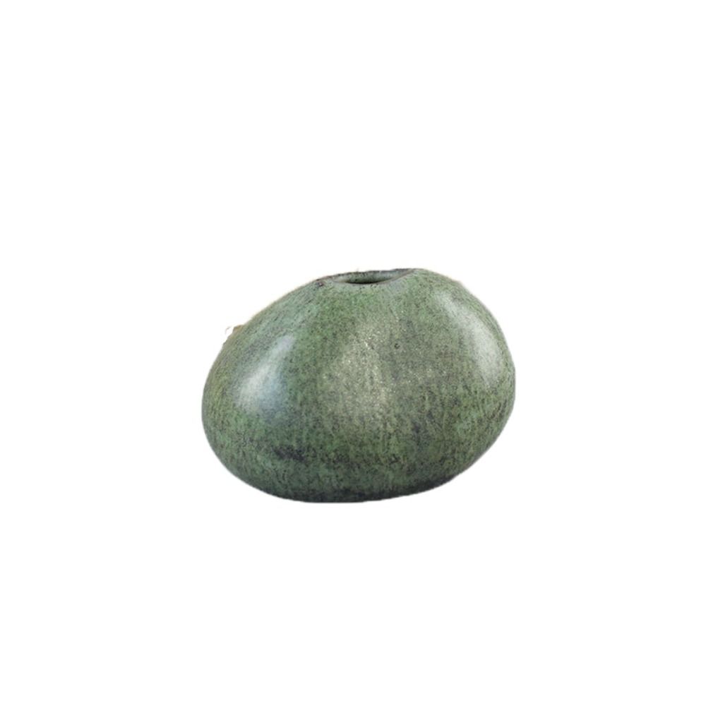 

DIY Stone Vase Ornament Smooth Hydroponic Flower Vases High-end Ceramic Mini Vases Home Decor style 4