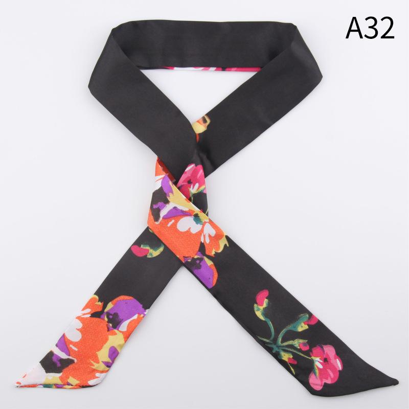 Silk Scarves Versatile Tied Bags, Long Strips, Small Silk Scarves, Bows, Headbands, Streamers, Gift Boxes, Gift Straps.