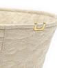 Eondeokeonteulolseutyudio Winter Padded Bucket Hat Stand Bucket / Bonded Flower / Cream