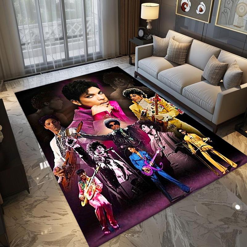 Prince's Iconic Guitar Artistry carpet Living room and bedroom mats floor mats Art Bathroom mat Room