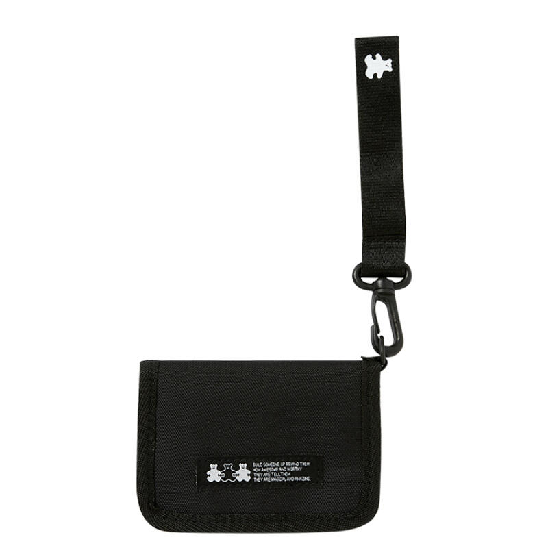 Strap Poly Card Wallet Black (28002895)