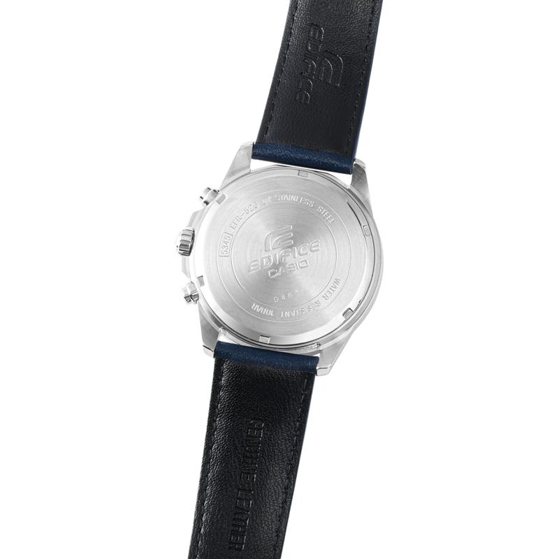 Casio EDIFICE Series Simple Casual Fashion Watch 100 Meters Waterproof Japanese and Korean Watch Men's Watch Quartz Movement Leather EFR-526L-2AV