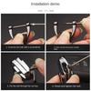 2025 Hot Leather Car Keychain Holder Keyring Key Chain for Mazda 2 4 3 6 CX-5 CX3 CX7 CX9 Atenza Axela MX-5 RX8 RX7 323 626 Spee