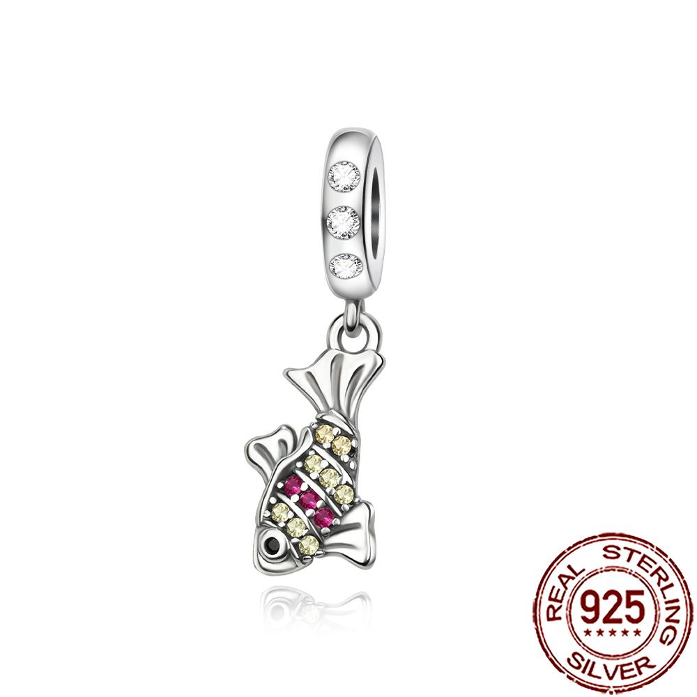 New Charms Copper Seahorse Fish Dog Cat Charm Beads Fit Snake Chain Bracelet Necklace Women Diy Jewelry