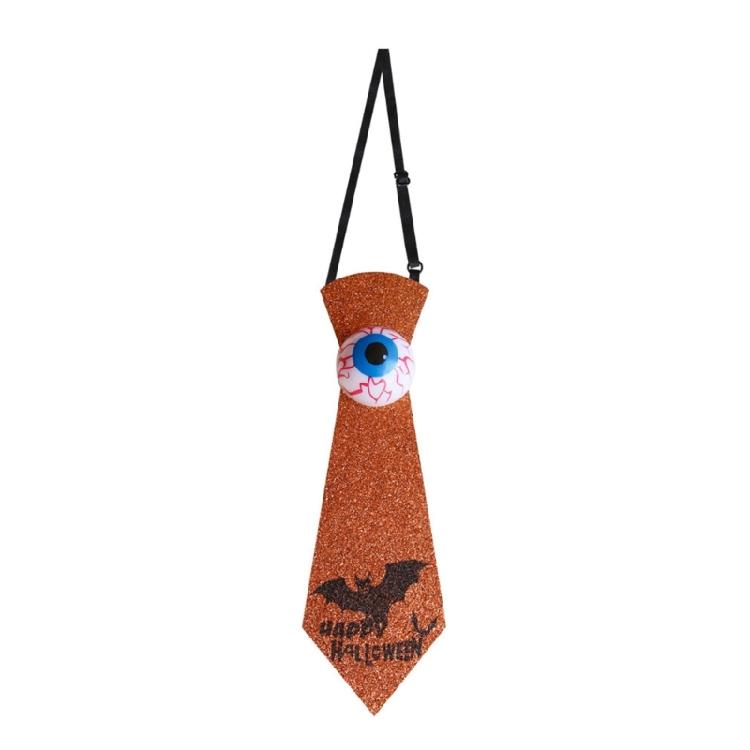 LED Power Glowing Eyeball Necktie For Halloween Costume Theme Parties And Special Event Photography Neckwear Accessory