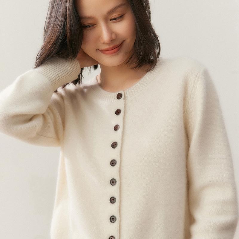 Qinghe 100% Pure Cashmere Women's Sweater - Ultra Soft Luxury Winter Pullover