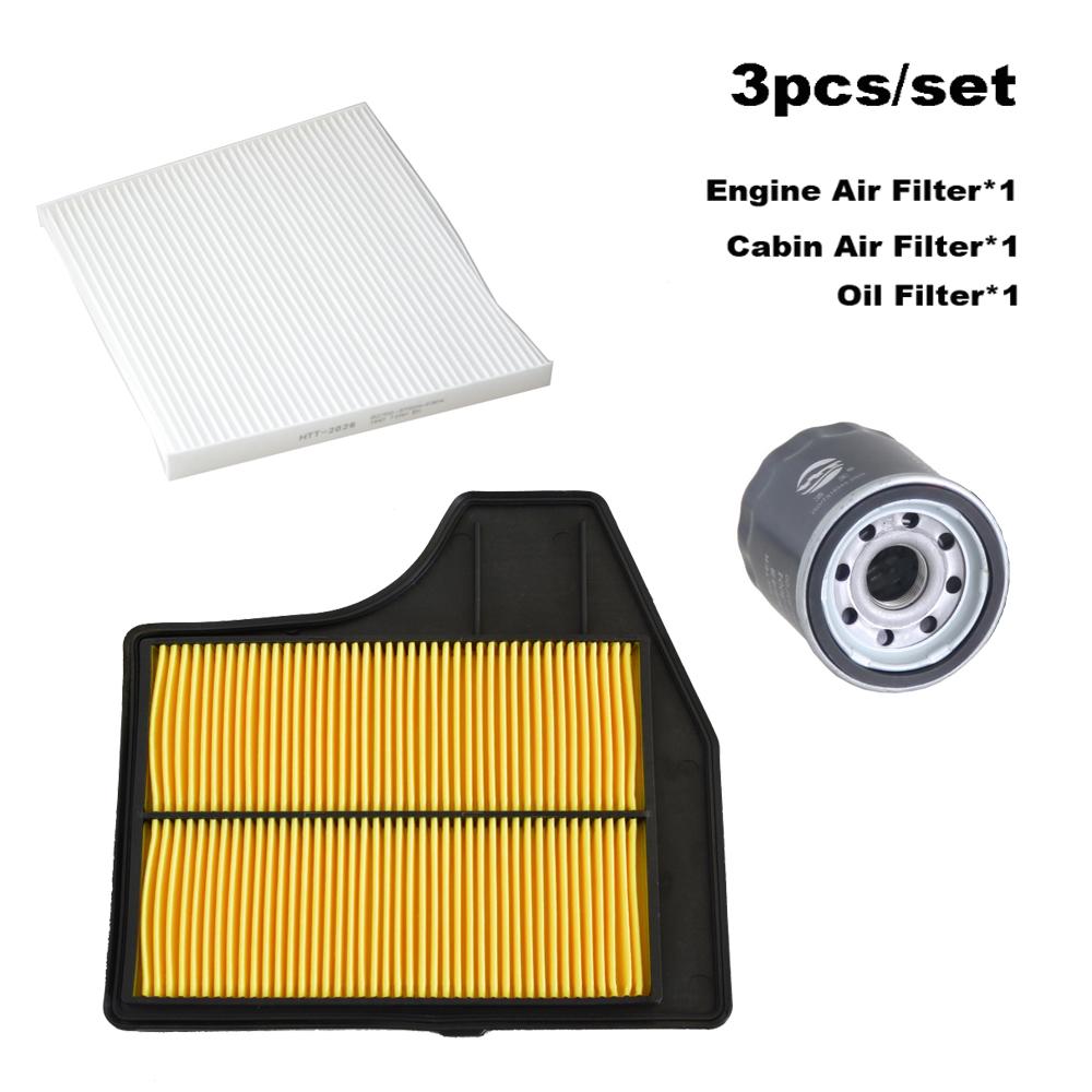 3pcs Filter Set For Nissan MURANO TEANA ALTIMA L33 J32 2.5L Maxima CIMA Cabin Air Oil Filter Kit 165463TA1BC139 B27003TSOAD304