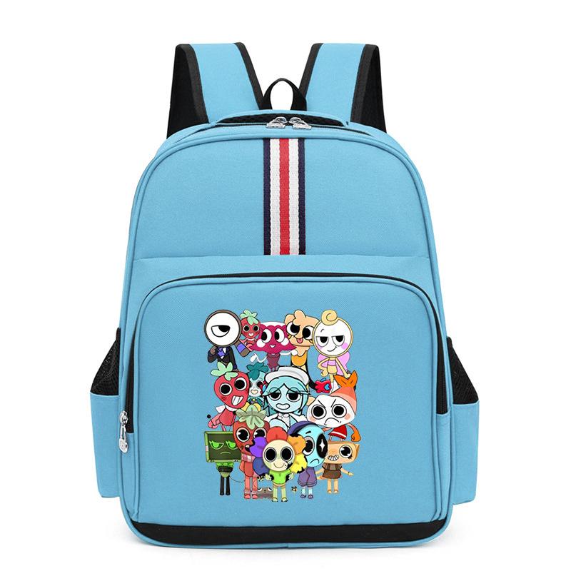 Cartoon Peripheral Trend Children'S Backpack Primary And Secondary School Students Large-Capacity Schoolbag