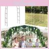 Trouwtuinboog Trellis Voor Klimplanten Opvouwbaar Metalen Frame Eenvoudige Stijl