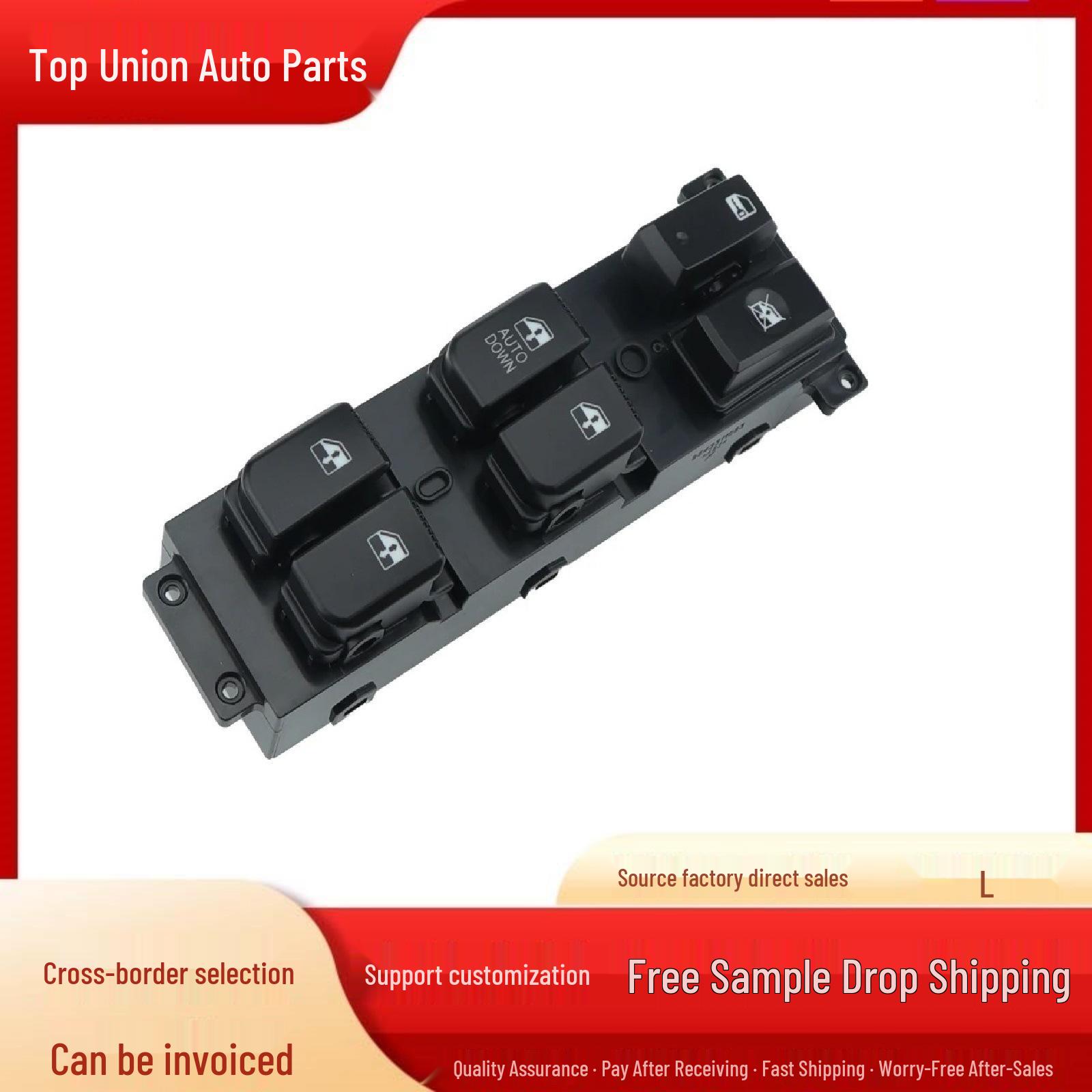 

Left Drive Electric Window Switch for 2007-2011 Hyundai Santa Fe CM (Part 93570-2B000S4) Malcayang