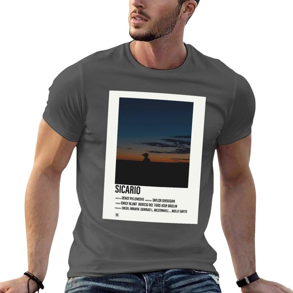 My Favorite People Sicario Movie Actions Poster Unisex Unisex TShirt Black Cotton TShirt Plain For Unisex Package TShirt