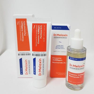 2 Stück in einem Set Dr. Melaxin Exosome Trouble Trace Liniensatz (Creme + Ampulle), 1 Stück
