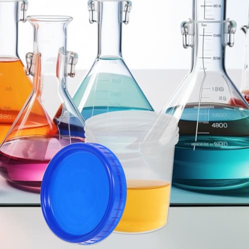 Mipcase 20-Piece Specimen Collection Container, Single Urine Specimen Cup with Screw-On Leak-Resistant Lid for Urine, Feces, and Semen Sample Collecti