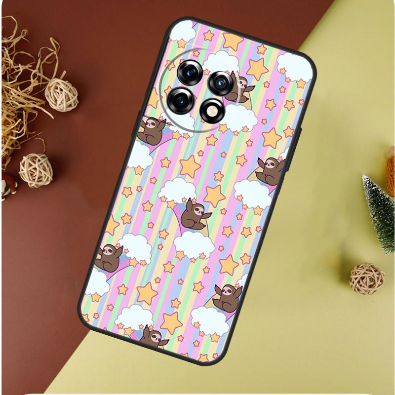 Baby Sloth For OnePlus 13 12 11 12R 13R 9 10 Pro 8T 9RT 10T 10R Nord 4 CE 2 3 Lite N20 N30 Phone Case
