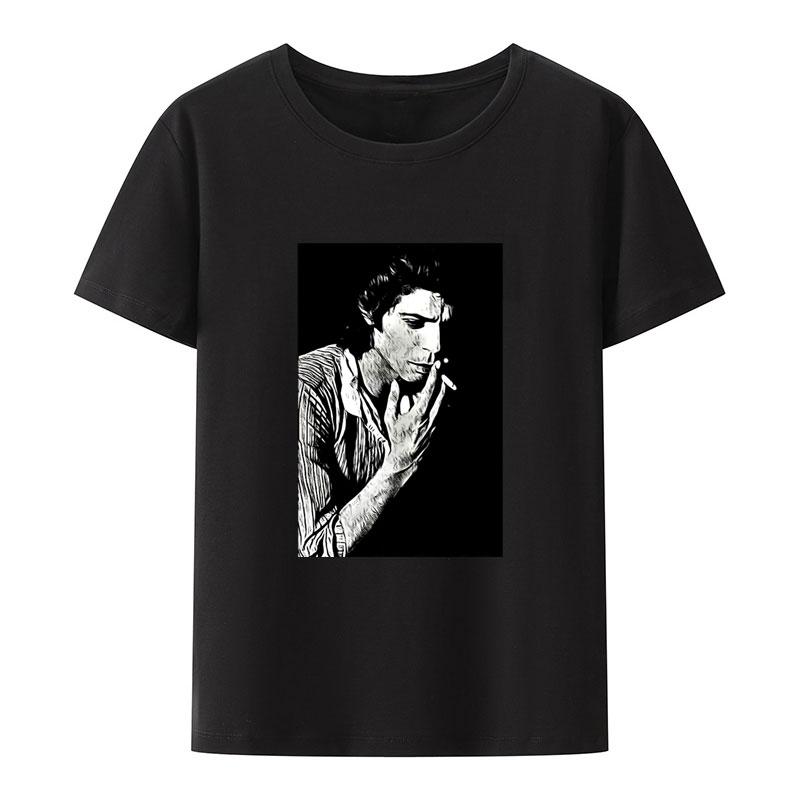 Camiseta Clásica Estampada Camarón De La Isla Retro Hombre Mujer Manga Corta Suelta Transpirable Camisetas Estilo Humor Moda Casual Tops