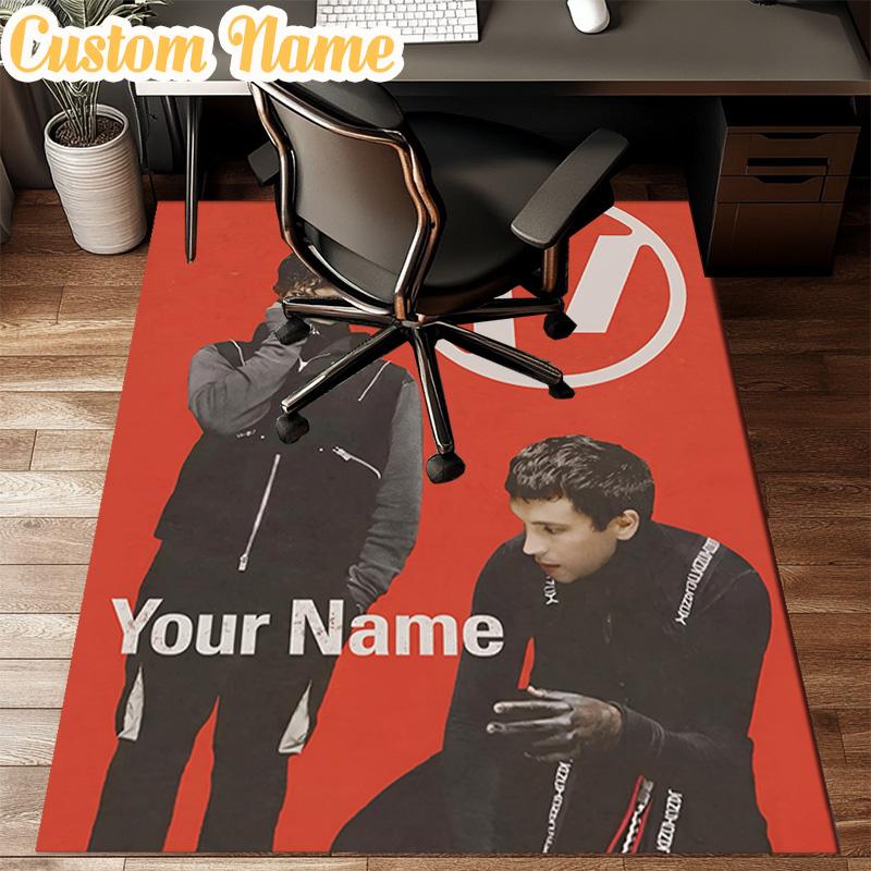 Custom Name Twenty One Pilots Music Evolution Rug Office Rug Chair Mat Non Slip Carpet Rugs for Bedrooms Dining Room Living Room Home Decor gifts
