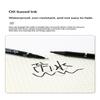 10Pcs Double-Tip Permanent Paint Marker Pens Ink For Plastic Wood Stone Metal Glass Doodling Marking Graffiti Art Set