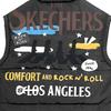 Skechers Printed Letter Zip Stand Collar Sleeveless Down Vest Women Vests Carbon-Black L421W006-0018