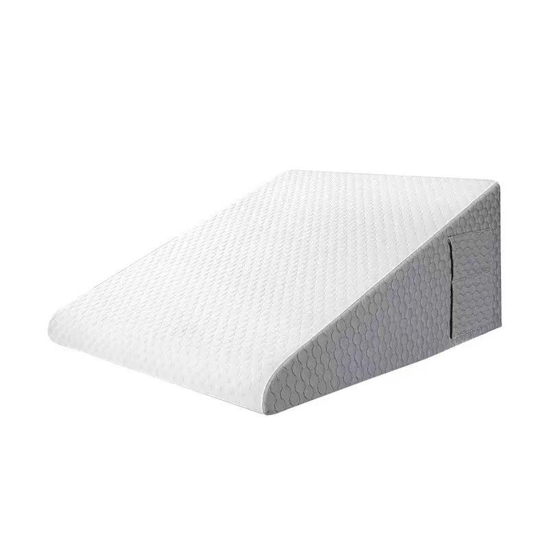 Multifunctional Triangle Pillow Wedge-shaped Slope Suitable for Sleep Snoring the Elderly Turn Over Lean Dormitory Office Rest White