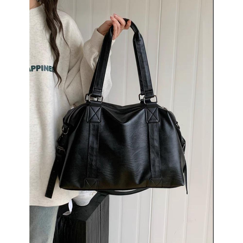 New Black Travel Handbag Messenger Bag Large Capacity Travel Bag