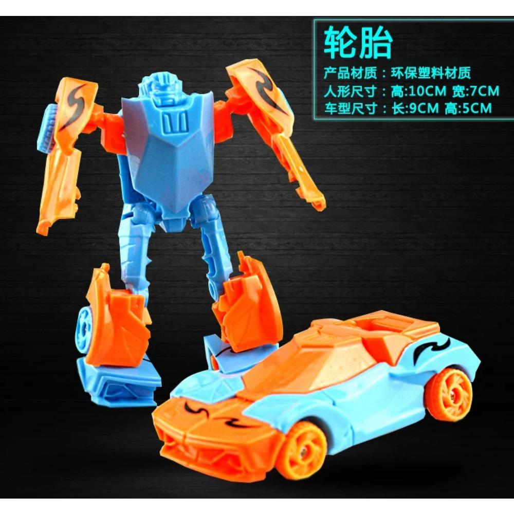 Transformasjon Deformasjon Robot Gul Bil Kompatibel Modell Bygging Barnes Blokk Hobbyer Bilmodell tidlig utdanning Barnes Leke