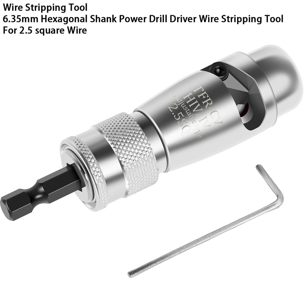 2in1Electric Wire Stripper Machine and Manual Wire Stripping Tool for 1-25mm Wire Cable Electrician Quickly Cable Peeling Machin