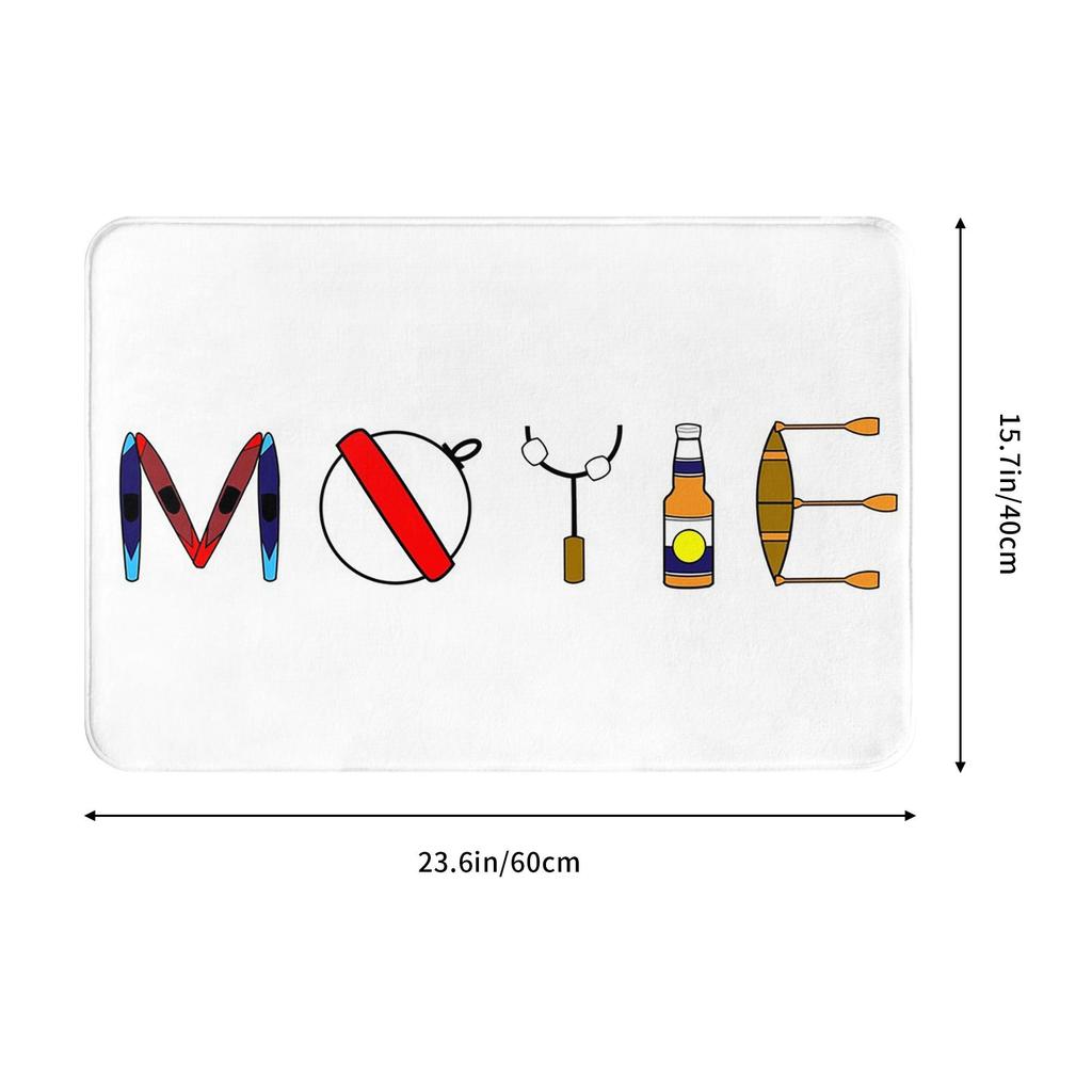 Moyie Lake Anti-slip Doormat Floor Mat Water oil proof Carpet Rug for Kitchen Entrance Home Bedroom Footpad Mats
