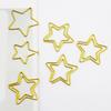 10 Pcs Star Shape Bookmarks Holder Paper Clip Bookmarks Holder Creative Paperclip Suitable for Office School and Home